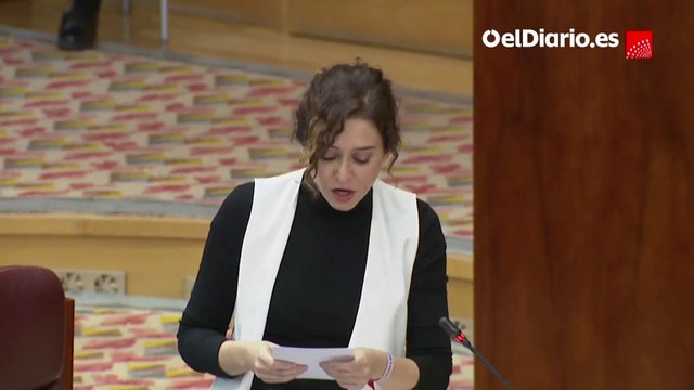 Ayuso: El grupo parlamentario Popular va a llevar a la Fiscalía al menos a 7 empresas relacionadas con el Partido Socialista