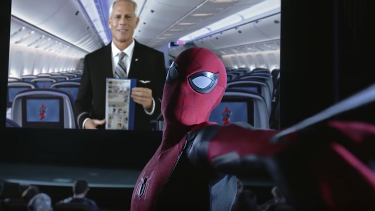 Quand Spider-Man s'invite dans les consignes de sécurité d'une célèbre compagnie aérienne (VIDEO)