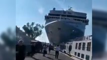 Un bateau de croisière sème la panique à Venise (VIDEO)