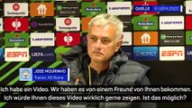 Jose Mourinho stürmt aus der Roma-Pressekonferenz