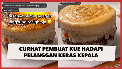 Viral Curhat Pembuat Kue Hadapi Pelanggan Keras Kepala, Sukses Bikin Publik Ikutan Emosi