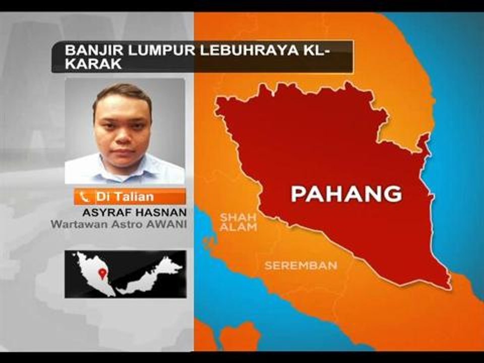 Banjir lumpur Lebuhraya KL - Karak