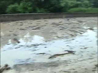 Keadaan lokasi banjir lumpur di Lebuhraya KL-Karak