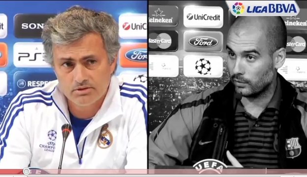 Real Madrid - FC Barcelone: le face-à-face entre Mourinho et Guardiola