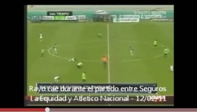 Colombie: Coup de foudre en plein match