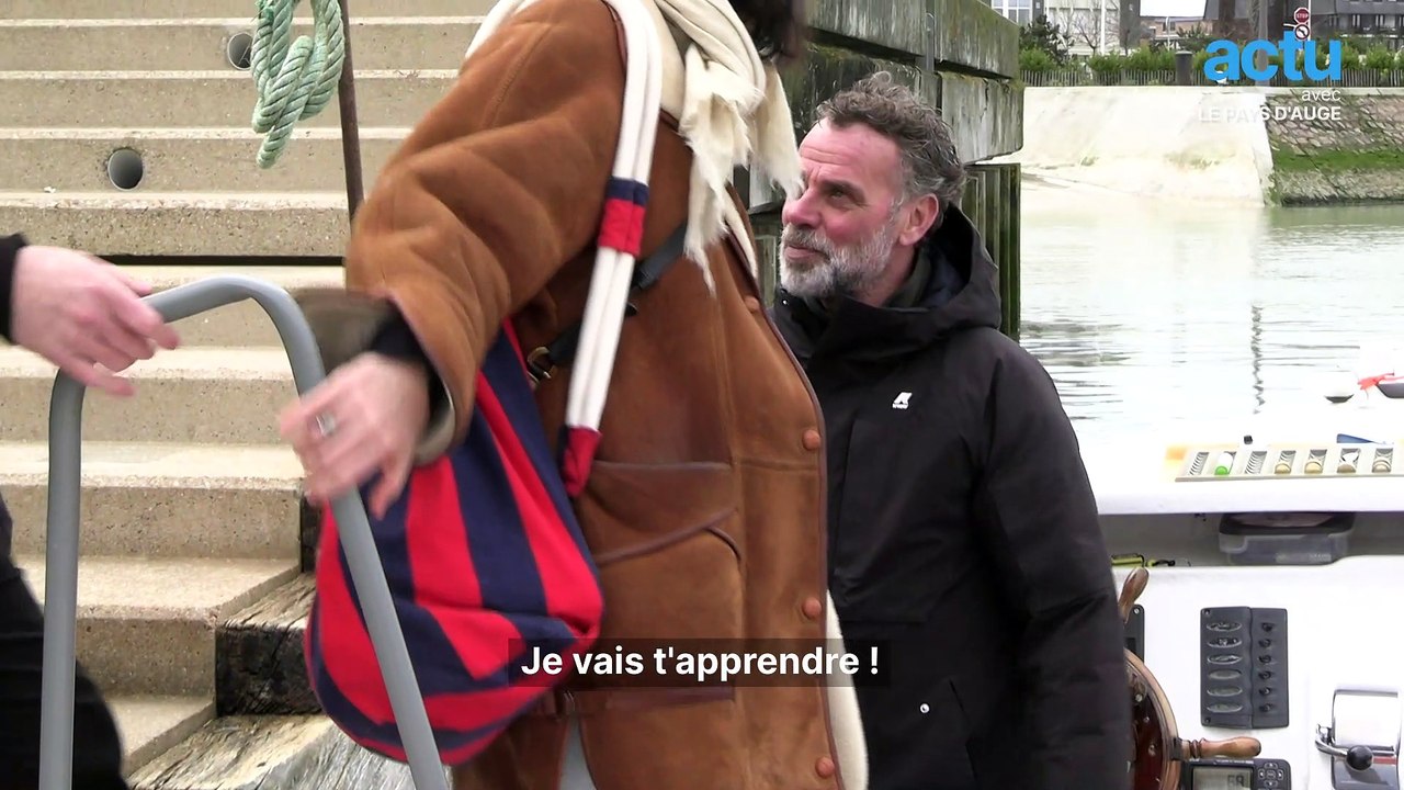 Depuis 37 ans, Manu pilote le bac entre Deauville et Trouville