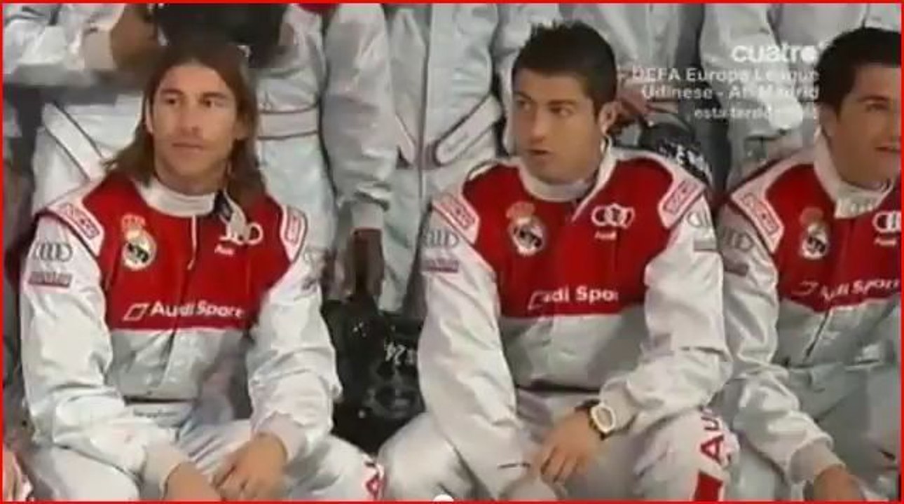 Les joueurs du Real Madrid s'amusent au karting