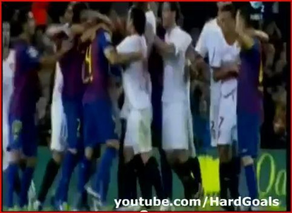 Liga: Frédéric Kanouté agresse Cesc Fabregas