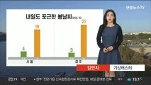[날씨] 내일 봄날씨 속 미세먼지…메마른 대기, 불조심