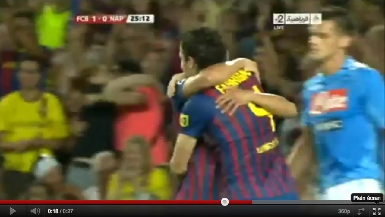 FC Barcelone : Premier but de Fabregas