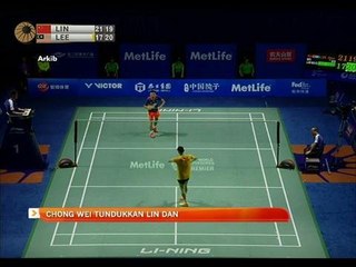 Lee Chong Wei tundukkan Lin Dan