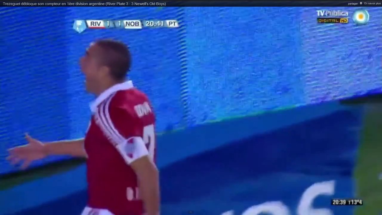 La belle reprise de volée de David Trezeguet avec River Plate