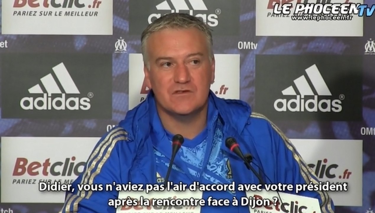 OM: Didier Deschamps revient sur l'explication avec Vincent Labrune