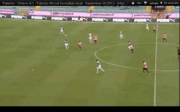 Vidéo : Fabrizio Miccoli marque un but magnifique de 45 mètres