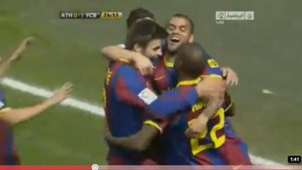 Le premier but d'Abidal avec le FC Barcelone