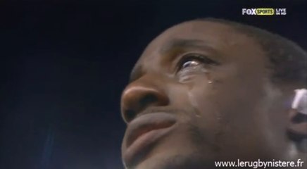 Vidéo XV de France : Yannick Nyanga pleure pendant la Marseillaise de France-Australie