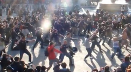 Un flash mob du Haka des All Blacks en plein Londres