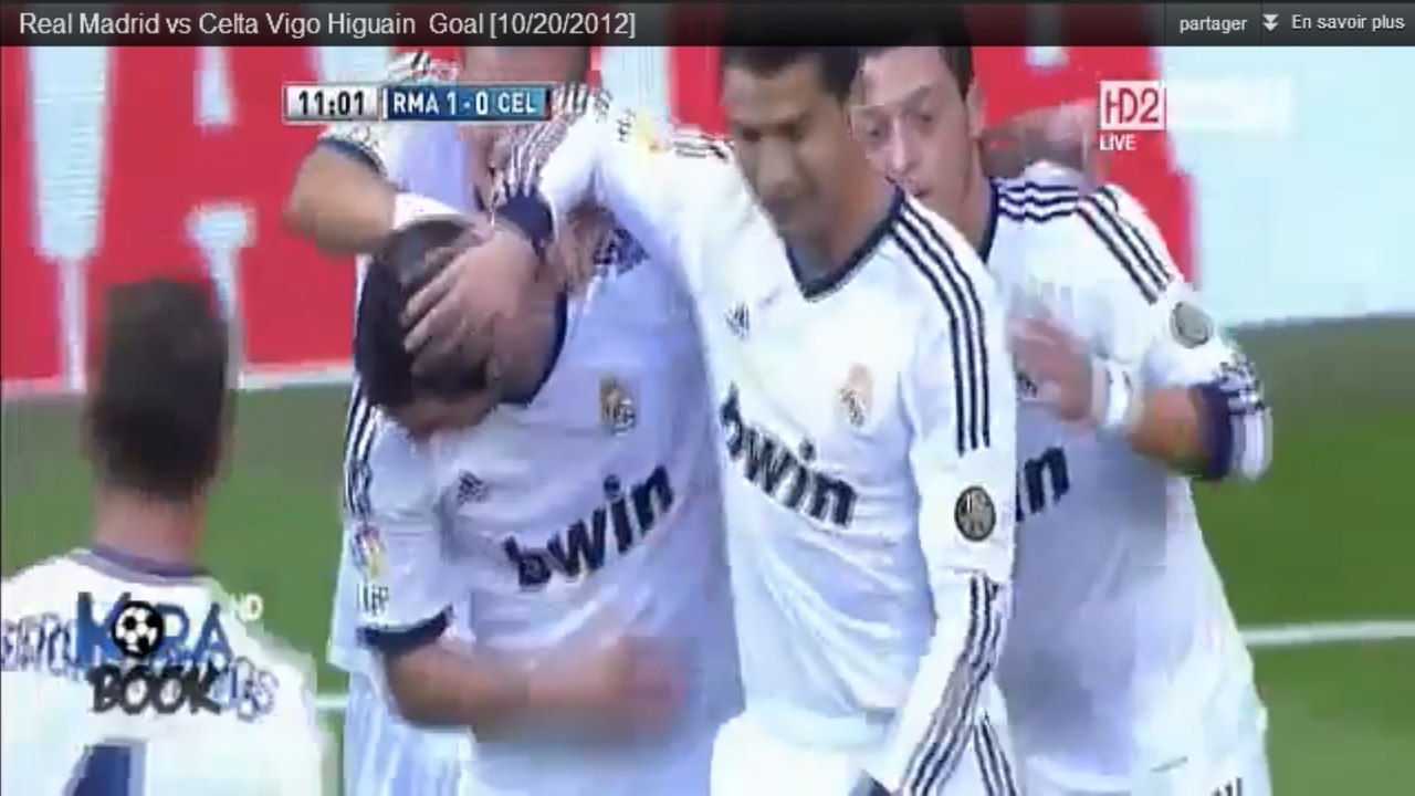 Vidéo but Real Madrid : Un superbe lob signé Gonzalo Higuain contre Celta Vigo