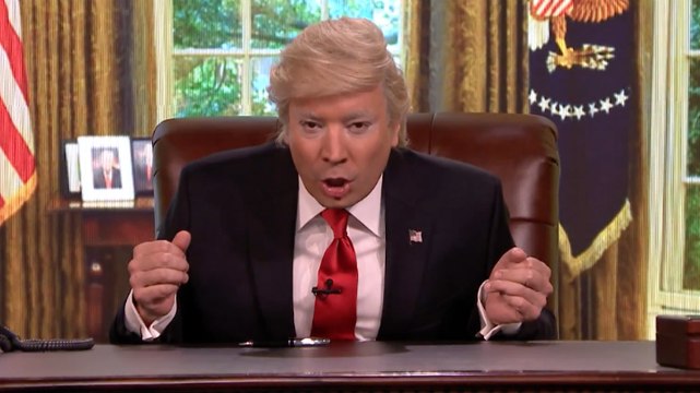 Jimmy Fallon crée la chaîne d'informations de Donald Trump