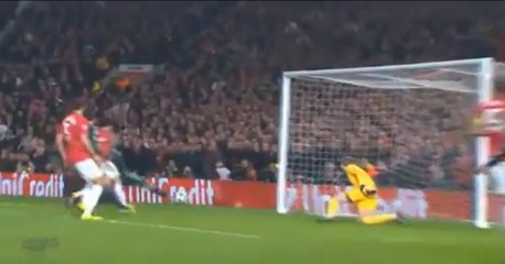 Le but de Cristiano Ronaldo lors de Manchester United - Real Madrid