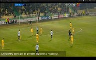 Vidéo but Roumanie : Triple sombréro avant de tromper le gardien adverse