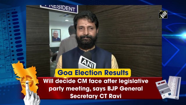 BJP will decide Goa CM face after legislative party meeting, says General Secretary CT Ravi