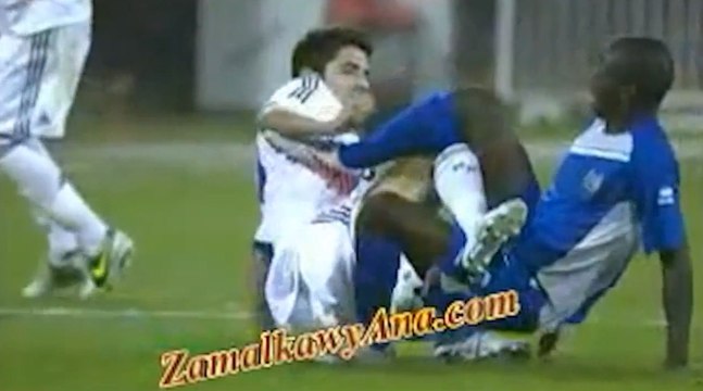 Après le coup de boule de Zizou, le coup de crampons d'Enzo Zidane