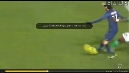 Le ballon piqué de Javier Pastore lors d'ASSE-PSG