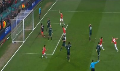 Le but contre son camp de Sergio Ramos lors de Manchester United - Real Madrid