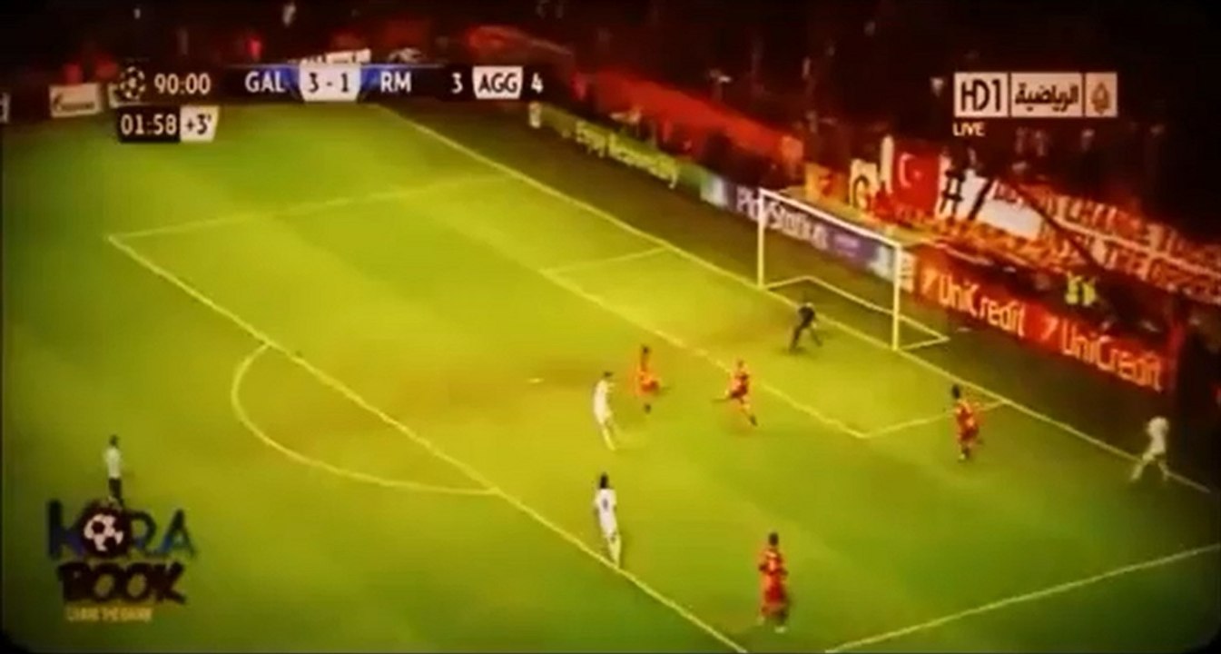 Le deuxième but de Cristiano Ronaldo lors de Galatasaray - Real Madrid