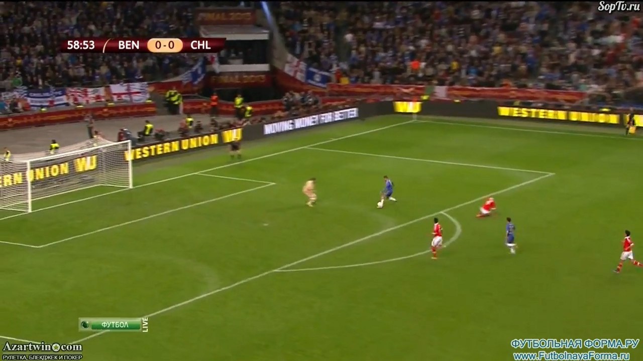 Le but de Fernando Torres lors de Benfica - Chelsea en finale de Ligue Europa