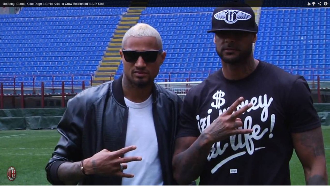 Le rappeur Booba va-t-il tourner un clip avec les joueurs du Milan AC ?