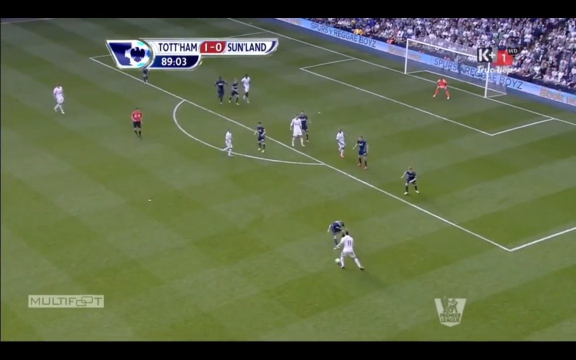 Le but de Gareth Bale exceptionnel lors de Tottenham - Sunderland