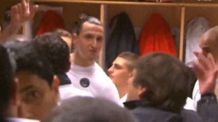 Zlatan Ibrahimovic et Leonardo s'engueulent durant la célébration du titre de champion de France