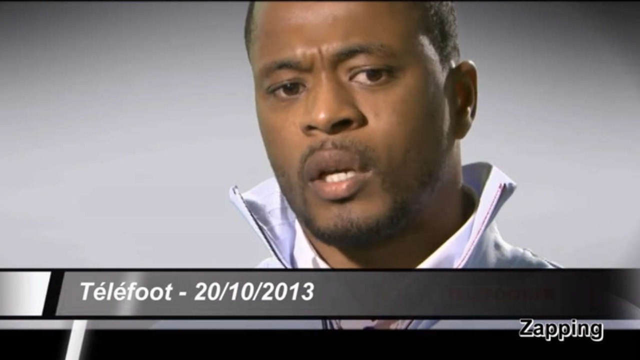 Patrice Evra allume Pierre Ménès et Bixente Lizarazu dans Téléfoot