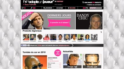 Insolite : Adopte un joueur, le site qui parodie Adopte un mec avec des footballeurs