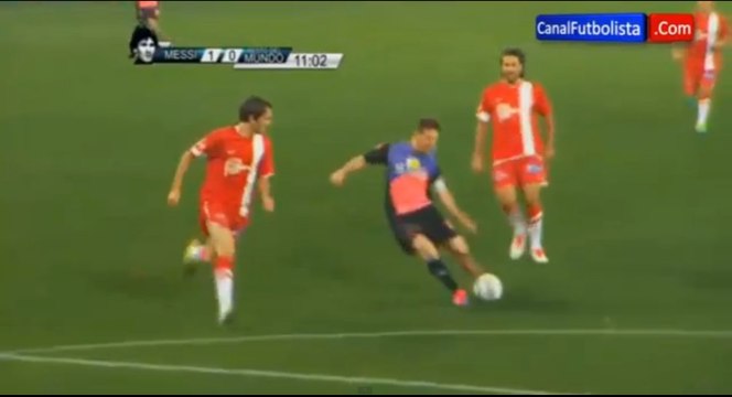 Les buts du match Amis de Messi - Reste du Monde avec Neymar, Lavezzi et Dani Alves