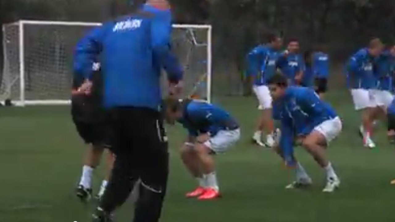 Insolite : La foudre frappe l'entrainement des Glasgow Rangers
