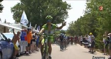 Tour de France 2013 : Peter Sagan fait une roue arrière avant de se faire reprendre par le peloton