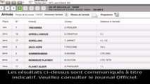 Résultat PMU Quinté du 11 août 2013 : Les rapports de la course du jour