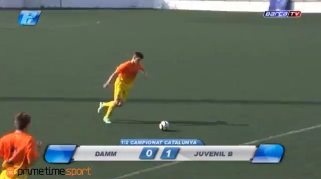 FC Barcelone : Un jeune du Barça inscrit un but exceptionnel du milieu de terrain