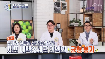 몸 속 세포 상태를 알아보자↗ 자가진단 방법✓ TV CHOSUN 20220310 방송
