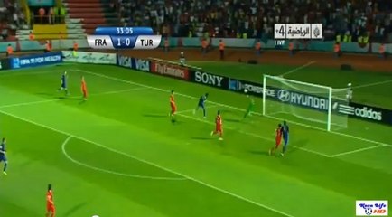 Les buts de France U20 - Turquie U20, avec Kondogbia, Bahebeck,  Sanogo et Veretout