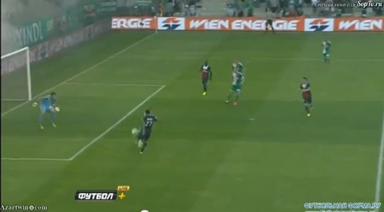 PSG : Les buts de Javier Pastore et Kevin Gameiro contre le Rapid Vienne