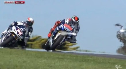 Moto GP : Jorge Lorenzo percute une mouette lors du Grand Prix d'Australie