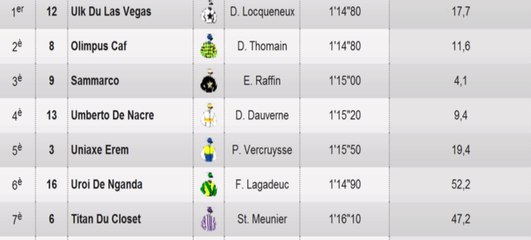 Résultat PMU Quinté du 1er janvier 2014 : Les rapports de la course du jour