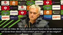 Jose Mourinho stürmt aus der Roma-Pressekonferenz