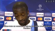 Racisme: Yaya Touré touché par des chants racistes face au CSKA Moscou