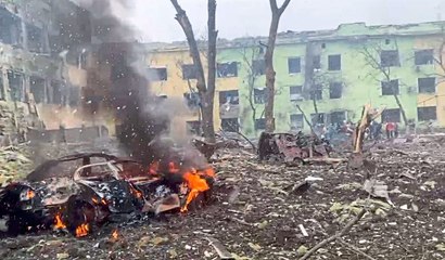 Download Video: Luftangriff auf Kinderklinik in Mariupol: Mindestens drei Tote