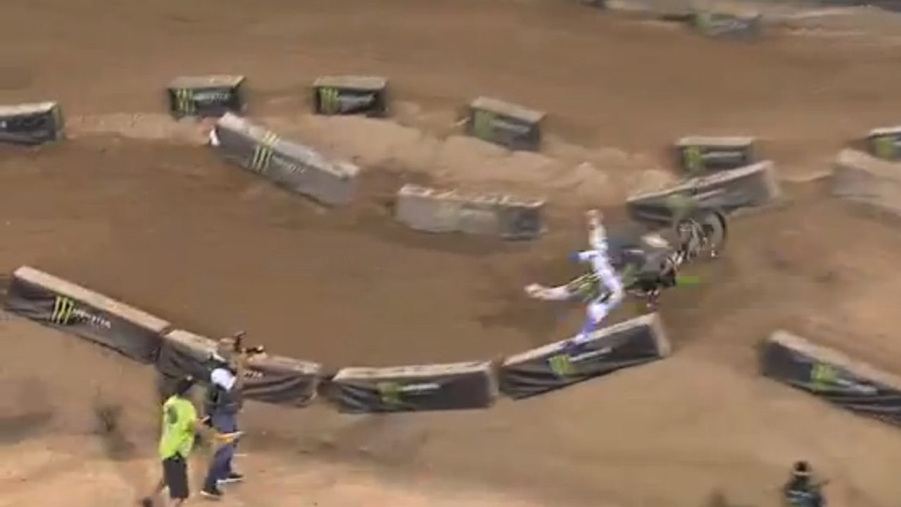 Motocross : La chute spectaculaire en caméra embarquée de Ryan Villopoto
